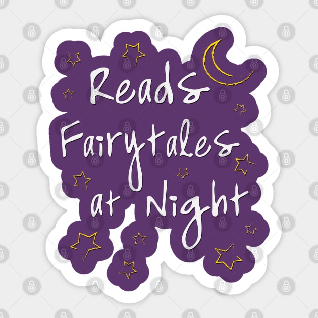 Mother Reads Fairytales at Night Sticker by Scar
